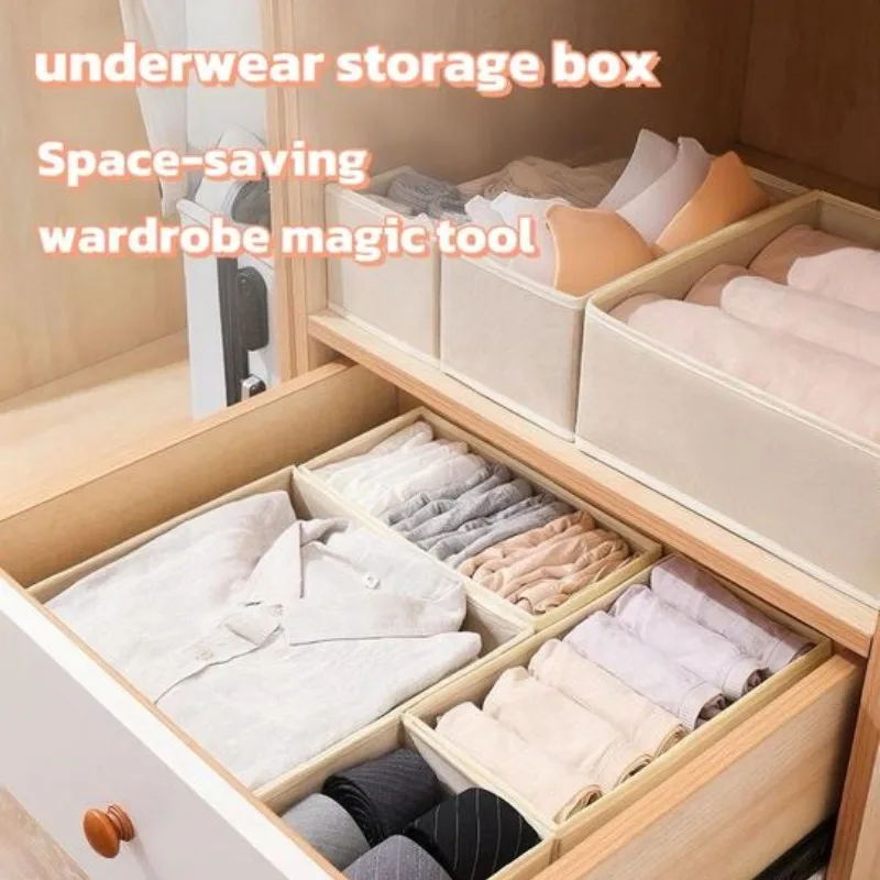 الملابس المنظم صندوق تخزين الملابس الداخلية الصدرية الجوارب خزانة درج المنظم تي شيرت سلة التخزين خزانة التخزين المنظمون