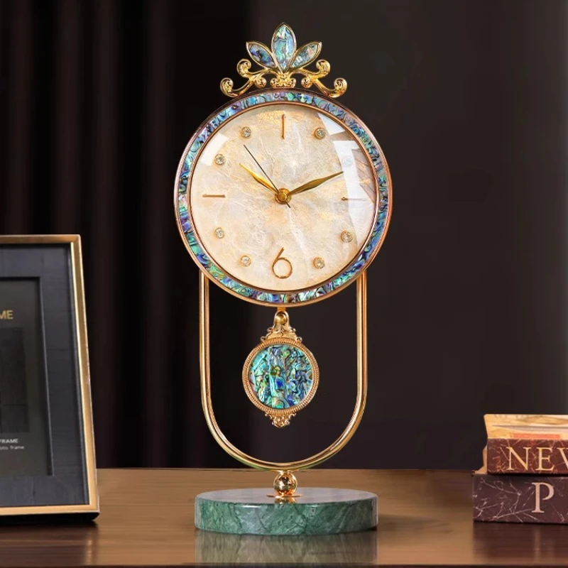 

Decorations New seat clock Art pendulum desktop
