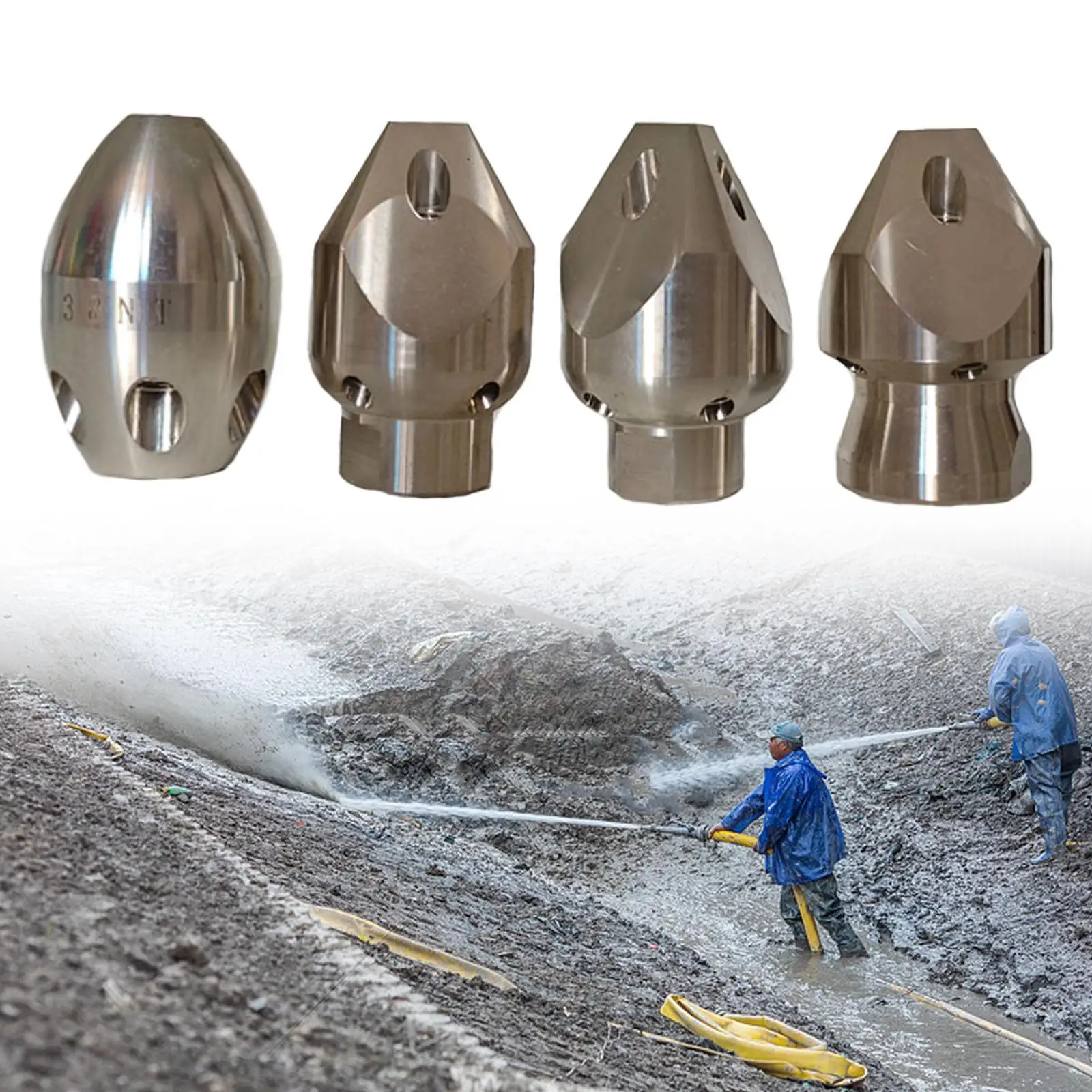 

Jet Nozzle Drain Cleaning Nozzle Durability Hose Nozzles Discharge Pipe Nozzles