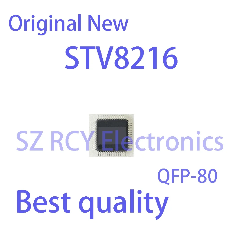 (2-5 PCS)NEW STV8216 QFP-80 Multistandard TV Audio Processor and Digital Sound Demodulator IC Chip electronic