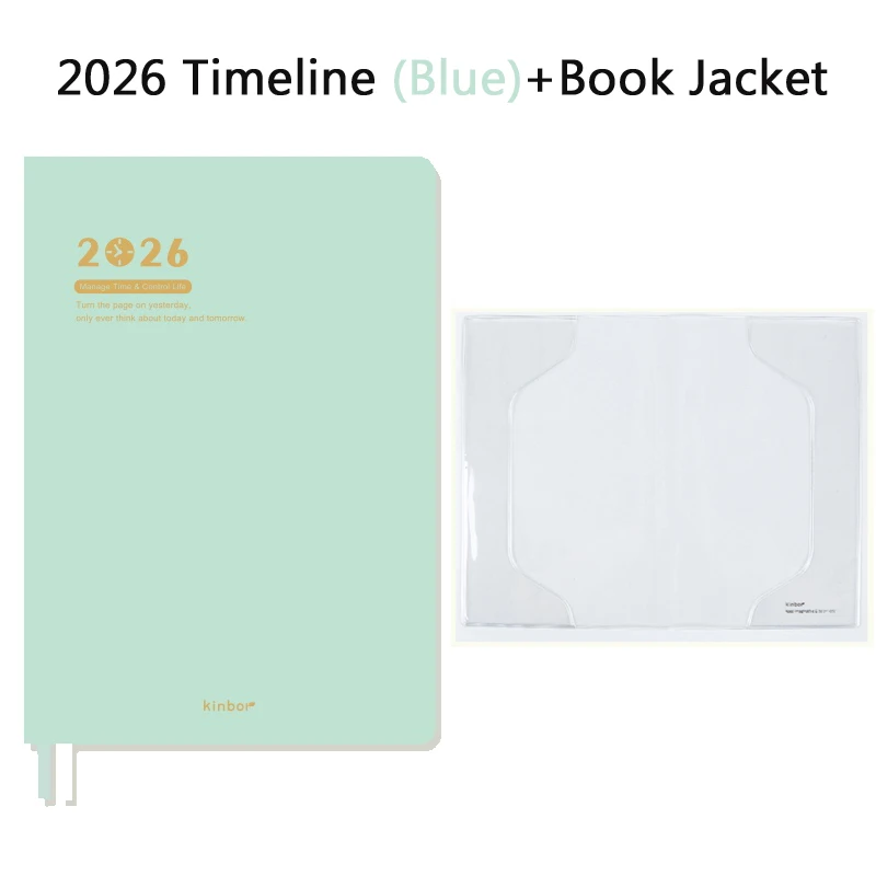 Kinbor 2026 Time Management Planner A5 Planner 52g Japan Tomoe River Papier Glad Schrijven Efficiëntie Notebook Time Management
