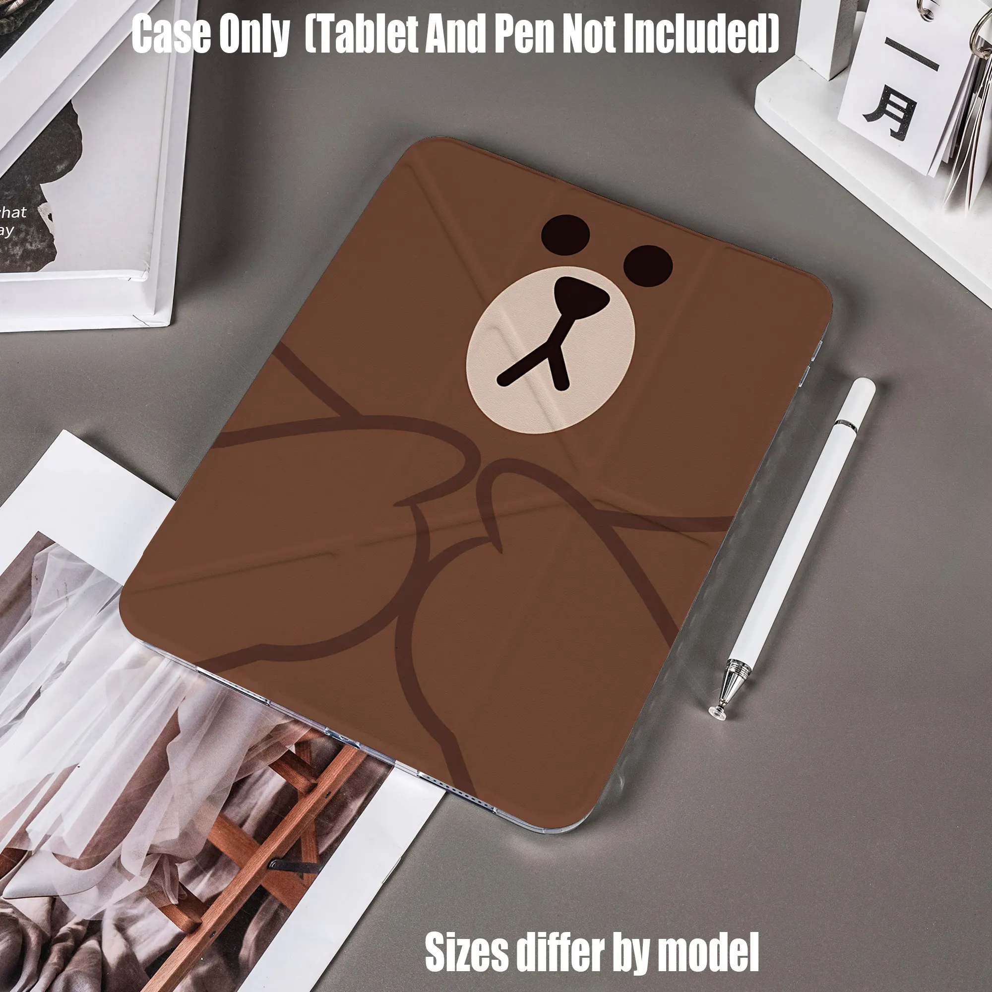 Slim Fit Premium TPU Tablet Cover, Shockproof Durable Lightweight Protective Case for iPad Samsung Huawei Honor Redmi Xiaomi