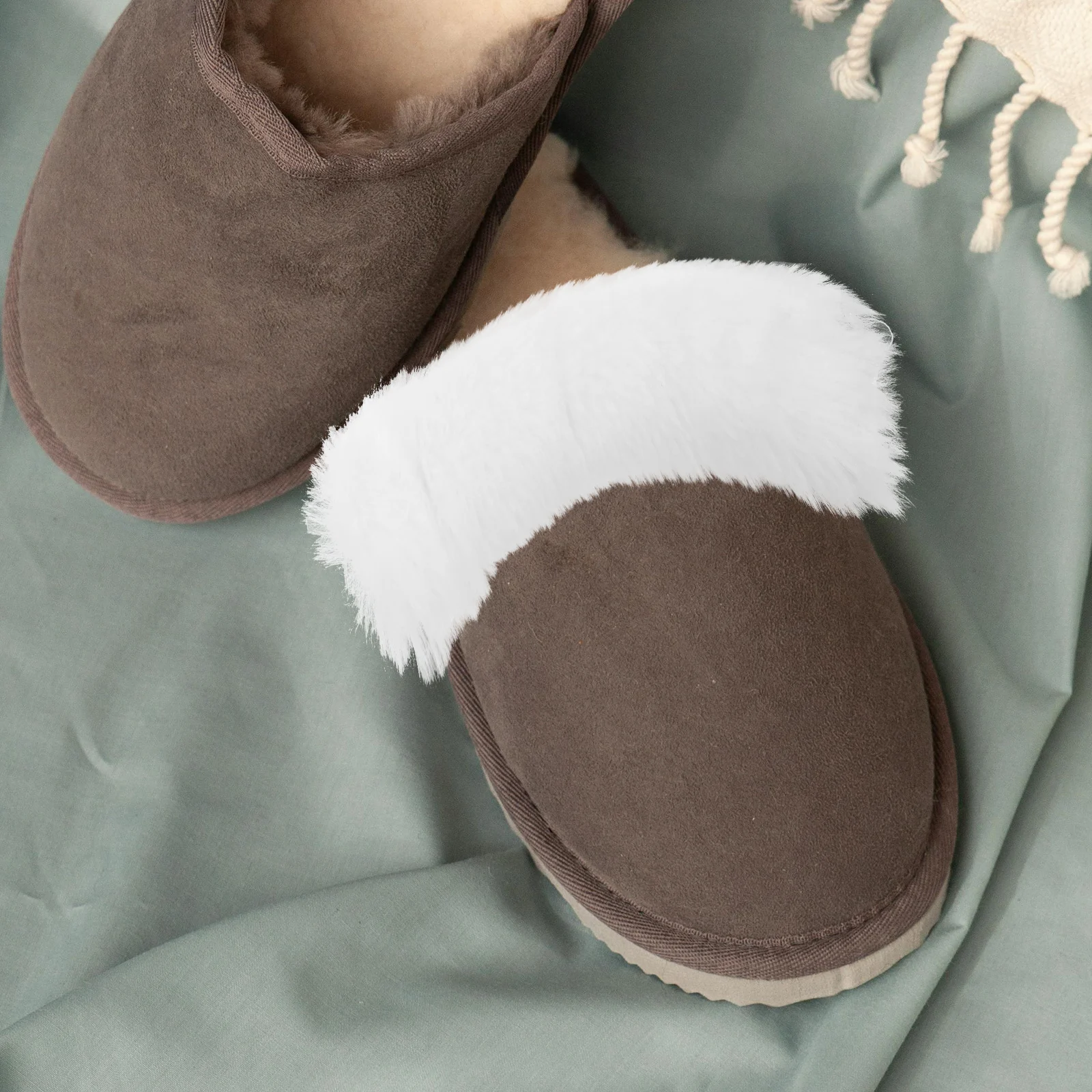 

Heel Cover Detachable Sandals Inserts for Women Winter Soft Charm Slippers Decor Shoes