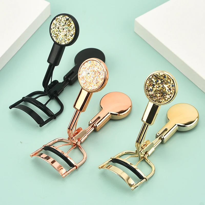 

1pc Fashion Rose Gold Eyelash Curler Professional Makeup Eyelash Curling Clip Cosmetic Eyelashes Beauty Makeup Tool Accessories