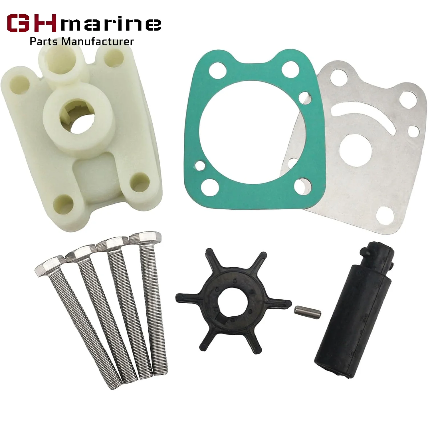 

Сервисный комплект для восстановления крыльчатки водяного насоса для 2-тактных 4-тактных подвесных двигателей Yamaha Marine, 4 5 л.с., 68D-WG078-00