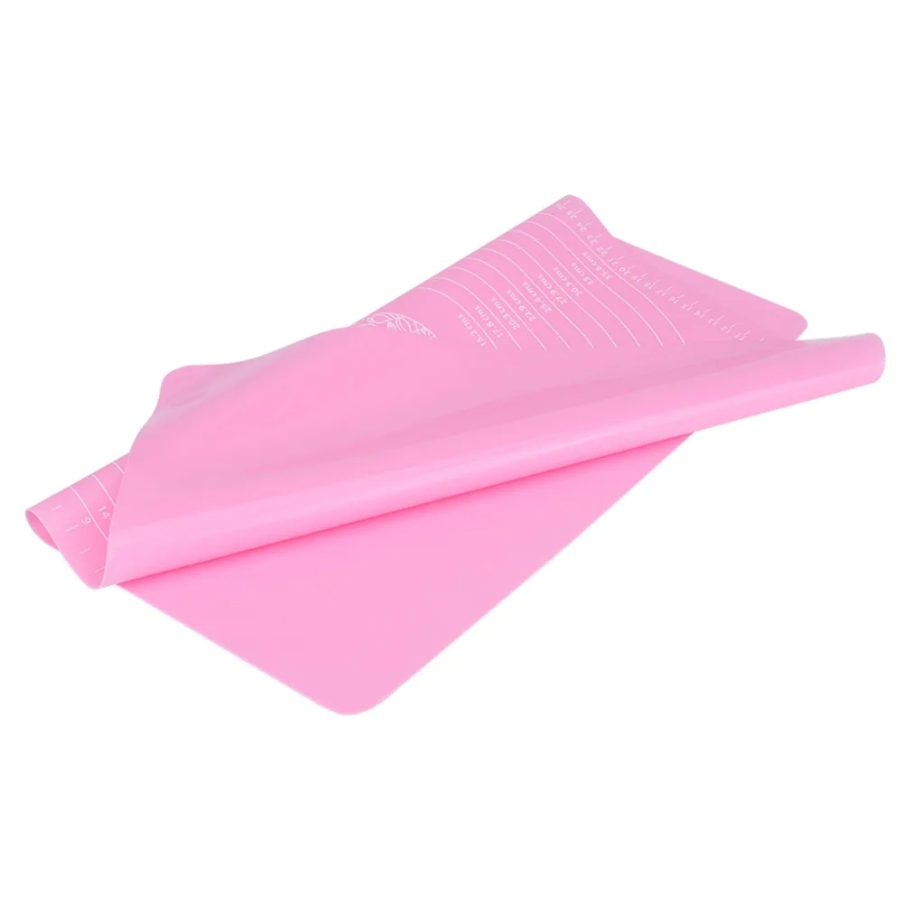 Reusable Silicone Dough Rolling Mat Non Stick Non Slip Measurement Markings Baking Mat Pastry Mat Cookies