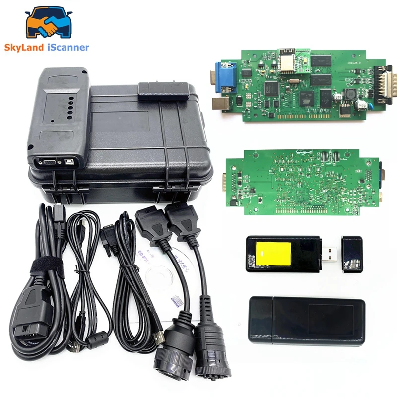 Original 2019A cat ET3 Adapter ET 3 USB WIFI Version for Truck Diagnostic Tool With cat et 2019A 2015A KEYGEN plus 14pin cable