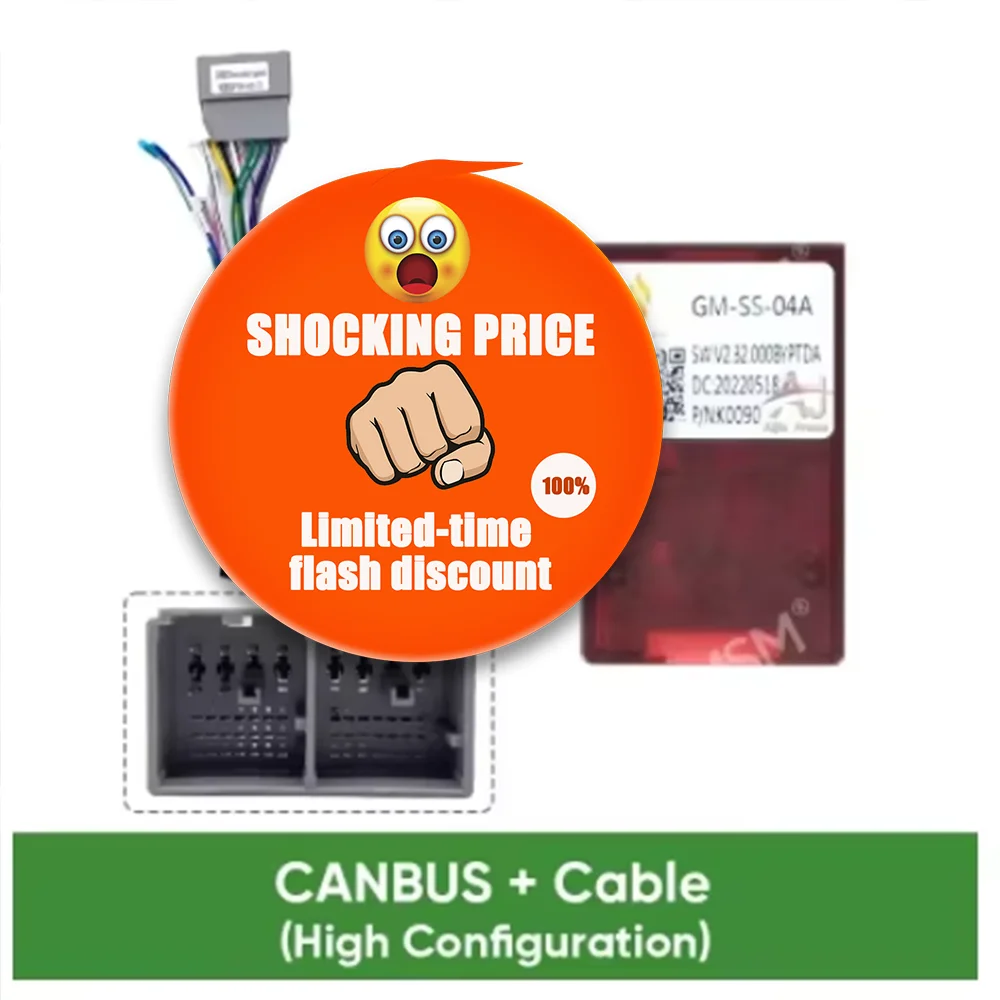 CANBUS + Cable(High Confguration) for Installation work of car radio