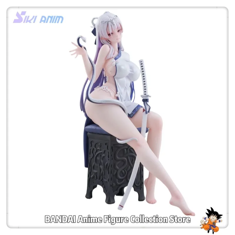 

In Stock Original SIKI ANIM Blue and White Snake Iroh Scale 1/7 Normal Version Anime Trendy Toys Peripherals Models Ornaments