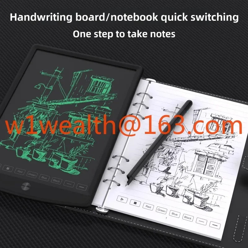 Smart electronic notebook offline synchronization cloud storage handwriting recognition book, paper screen synchronization