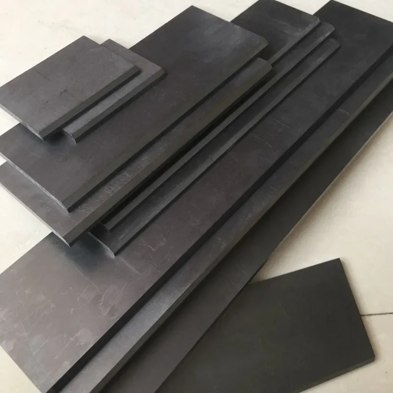 100X100mm Graphite Plate Panel Sheet High Pure Carbon Graphite Multi-sizes High Purity Electrode Graphite Carbon Sheet