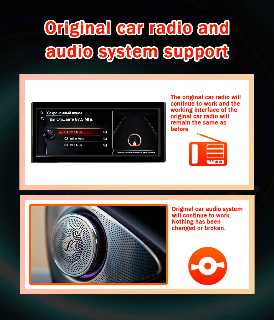 10,25 "Android 15 Auto Auto Radio Bildschirm Multimedia-player Für BMW X3 E83 2004-2009 drahtlose CarPlay Bluetooth Navigation 2 DIN – Detail 16