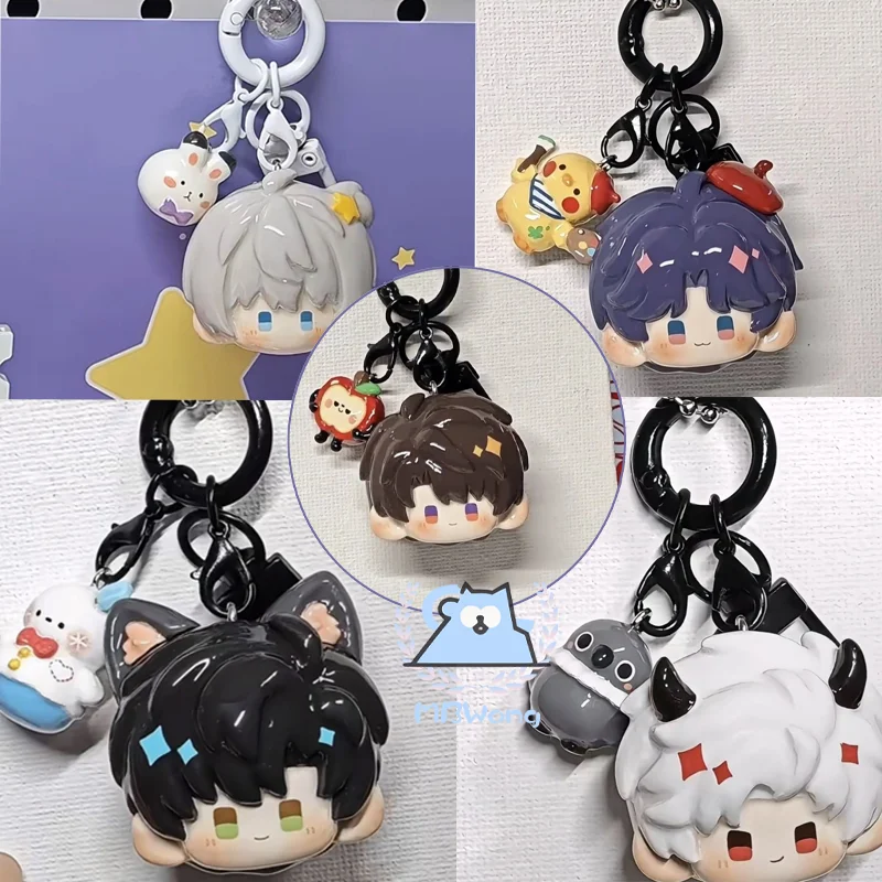 Love and Deepspace Rafayel Zayne Xavier Sylus Anime KeyChain Mobile Pendant Key Chain Decor Ornament Backpack Decoration Pendant