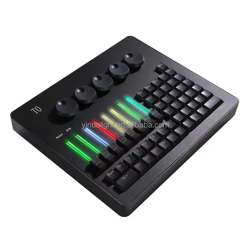 Dmx512  Console MINI RGB Command Wing Ma DJ Light Controller Lighting Mixer Board