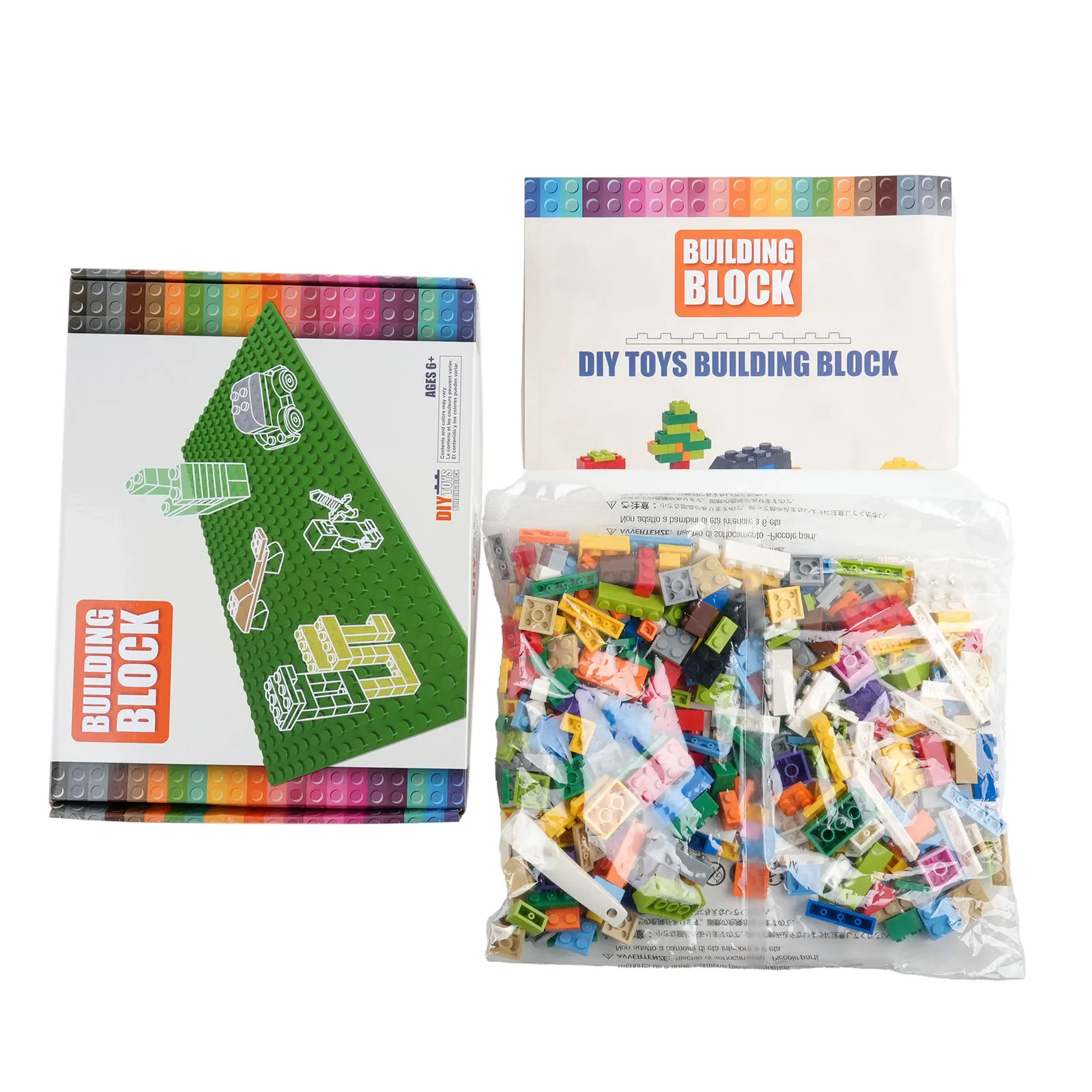 

Набор строительных блоков Stemedu, 300 шт., разноразмерные кирпичи, комплект деталей, смешанные цвета для MOC