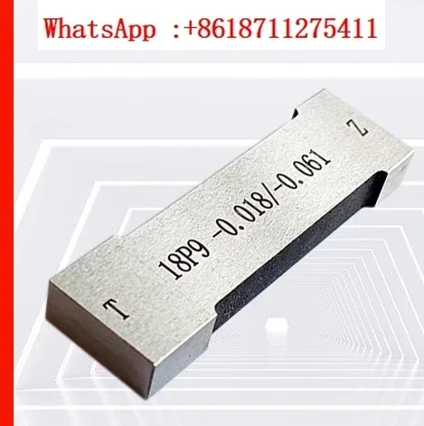 Keyway plug gauge block I-shaped key slot through stop  measuring inner slot width  measuring plate js9 key gauge n9p9