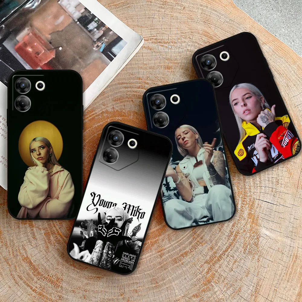 Singer Young Miko Rapper Phone Case For Infinix Tecno Camon 20 19 16 Pova 6 5 4 Neo 2 Smart 8 7 6 5 Zero 30 20 8 X Pro 5G Cover