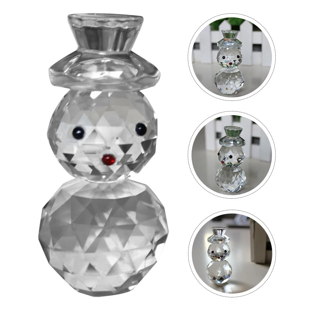

Christmas Ornament Desktop Home Decor Winter Cute Decoration Snowman Figurine