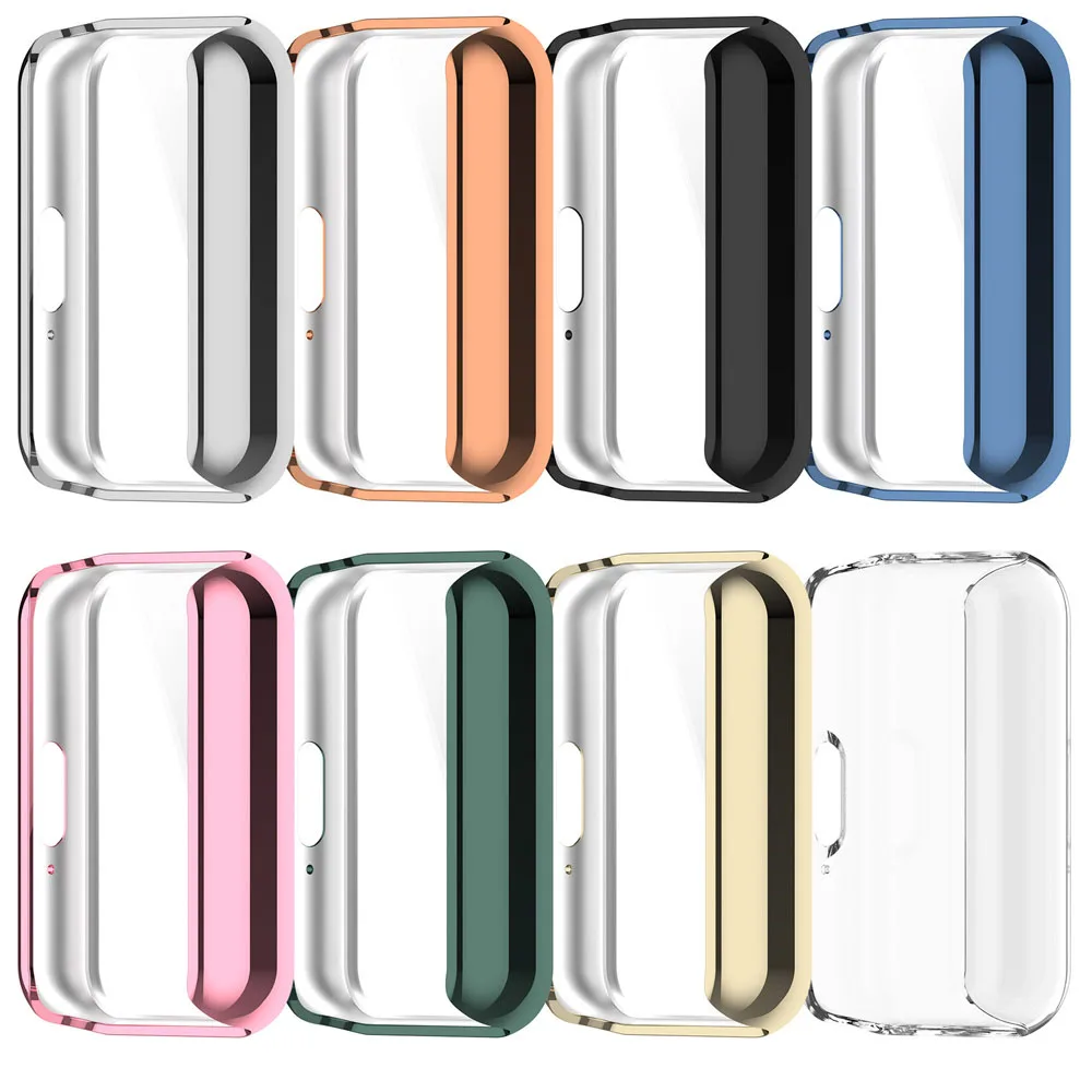 Full Protective Case Cover Shell For Samsung Galaxy fit 3 SM-R390 Replacement Accessories Frame Cases 360 TPU Screen Protective image 4
