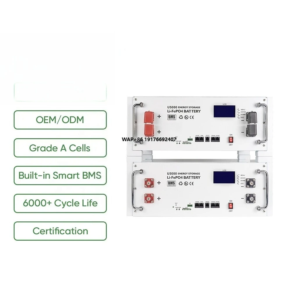 

51.2V Lithium Ion 200ah Solar Energy Battery