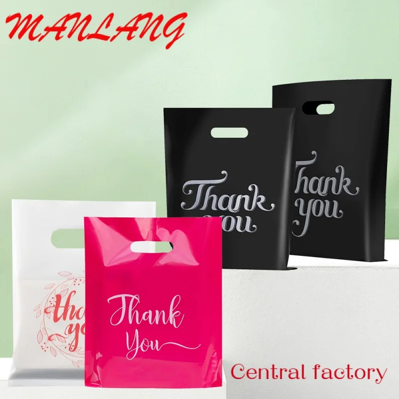 Custom  Superior Quality Grocery Thick Printed Pink Biodegradable Plastic Bag Compostable Shopping Bag For Shops