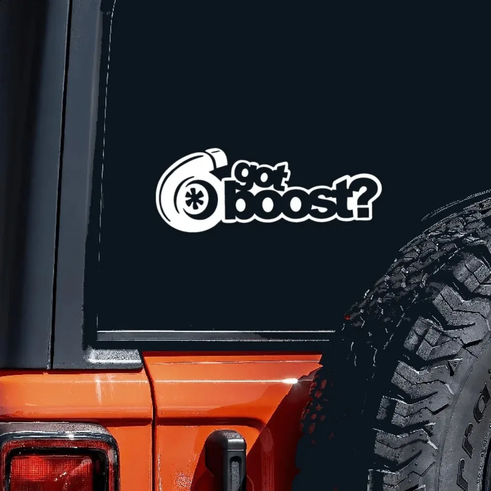 1Pc Got Boost Turbo Sticker Waterproof Vinyl Racing Style Decal for Car Window & Body
