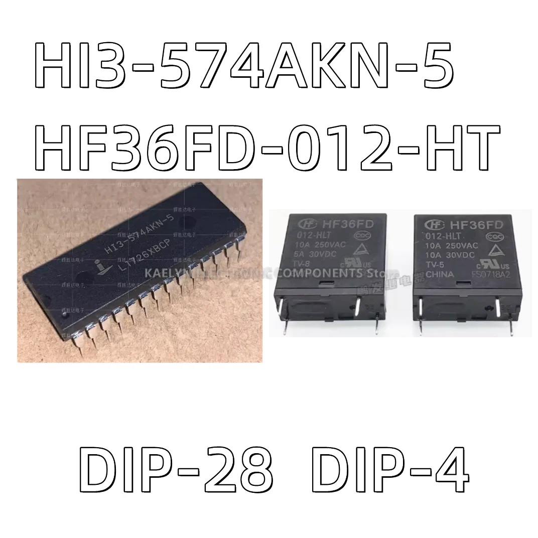 2-5PCS/lot HI3-574AKN-5 DIP28 HF36FD-012-HT DIP-4