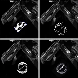 For Subaru Outback BR BS 2012-2021 2022 2023 2024 LED Car Door Light Logo Ghost Shadow Lamp Luces Laser Welcome Lamp Accessoires