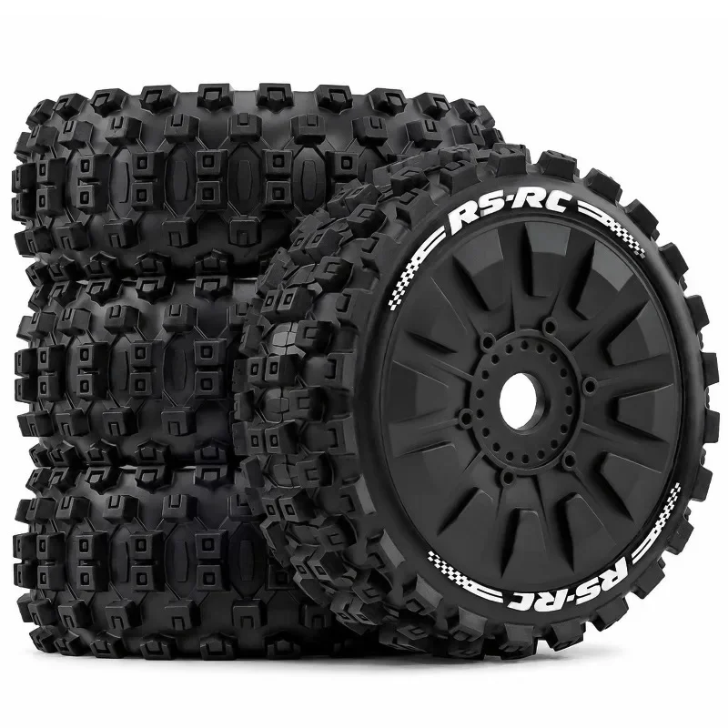 for 4Pcs 1/8 RC Off-Road Buggy Wheels Tire competition grade off-road tire Unlimited Hongnuo ZD strong grip off-road tire 118MM