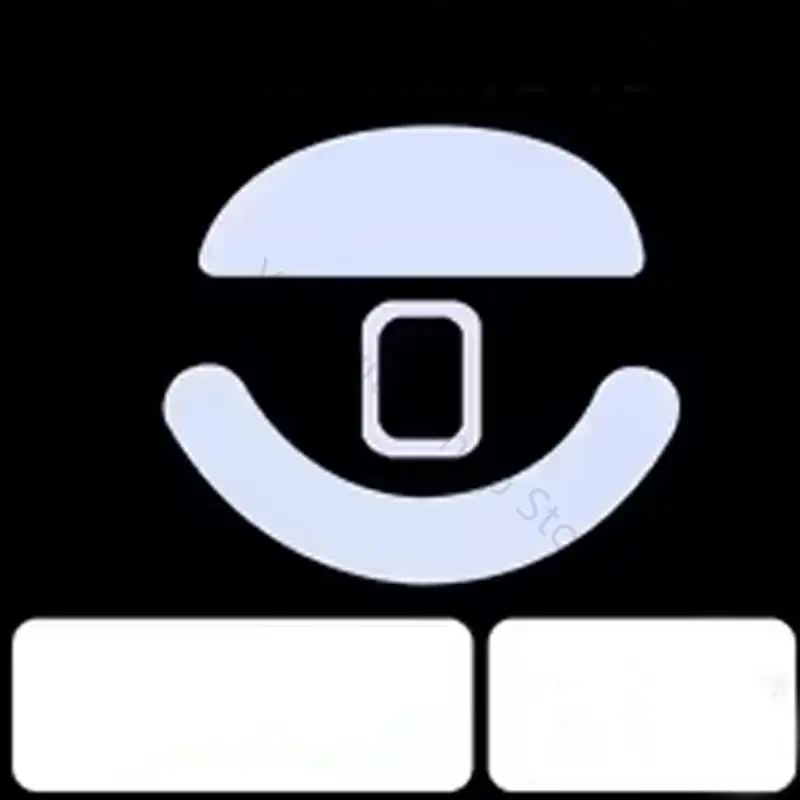 96BA Esportstiger Mouse Skates Mouse Glides Feet Pad Sticker for XLITE V1 V2 Mini V3ES Mouse Round Curveds Edges