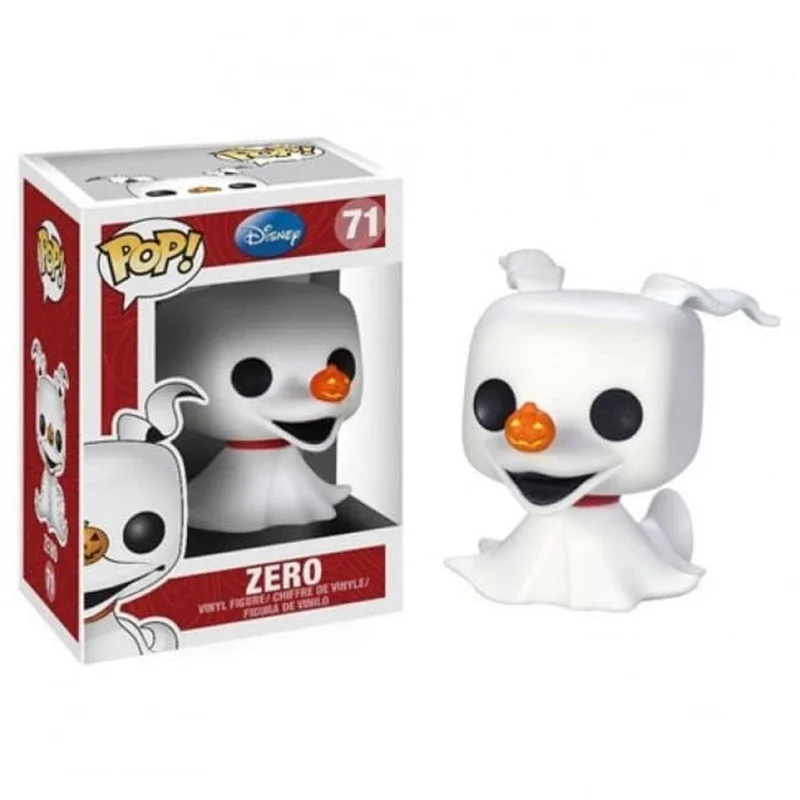 FUNKO POP Disney Navidad Noche Fright Juguetes ZERO # 71 figuras de acción de vinilo modelo juguetes para regalos