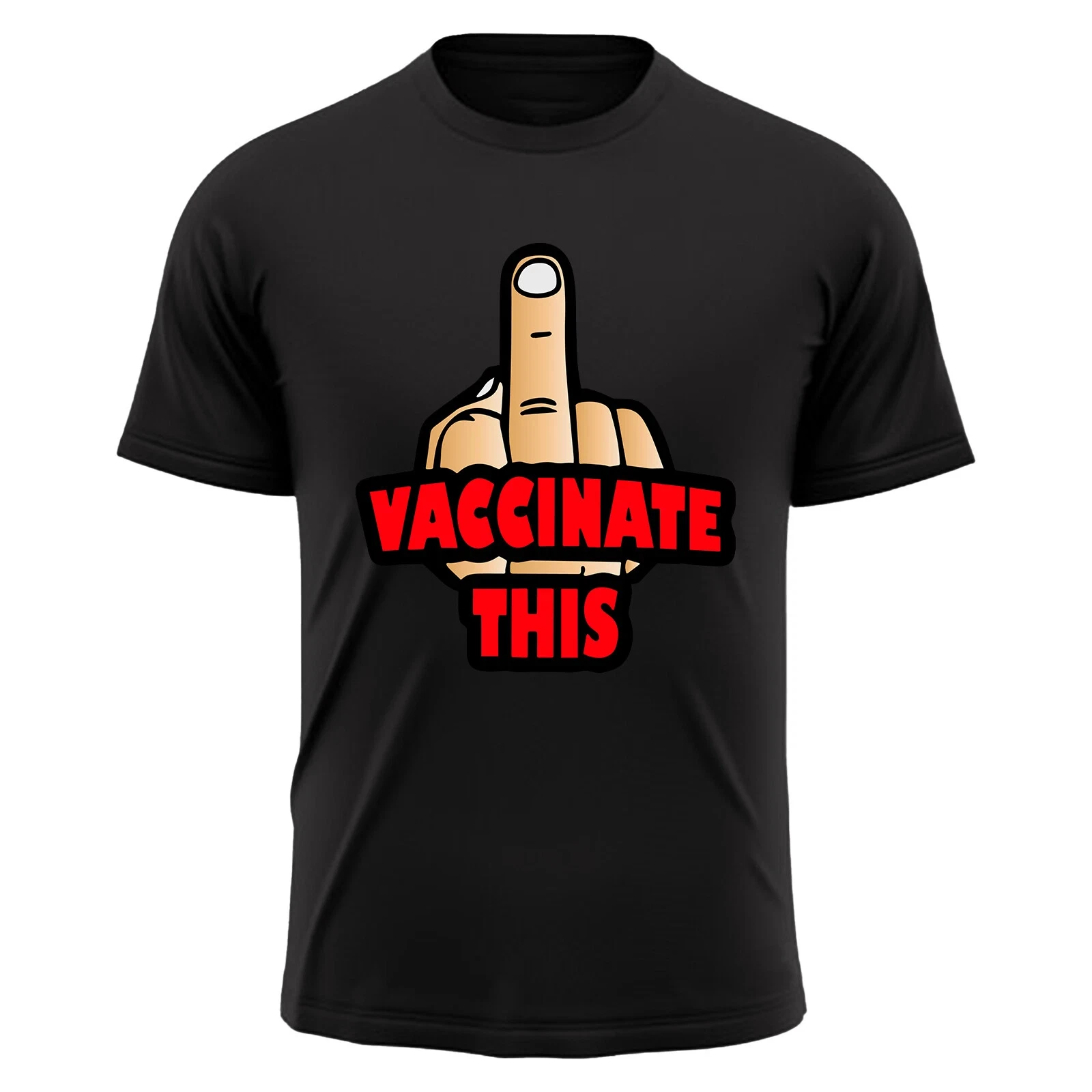 

Vaccinate This Funny Mens T-Shirt Sarcastic Anti USA Humour Party New Gift Tee High-end Luxury Is for Both Men and Women Top Y2k