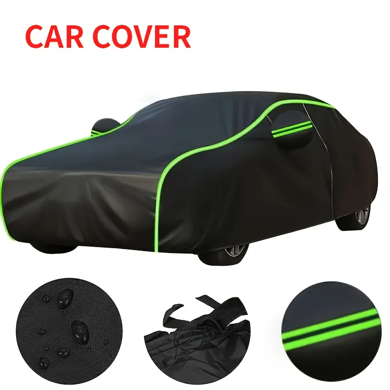 

High-Grade Polyester Car Cover - Comprehensive Protection, Sun Protection, Thickened Rain And Snow Protection - Suitable for