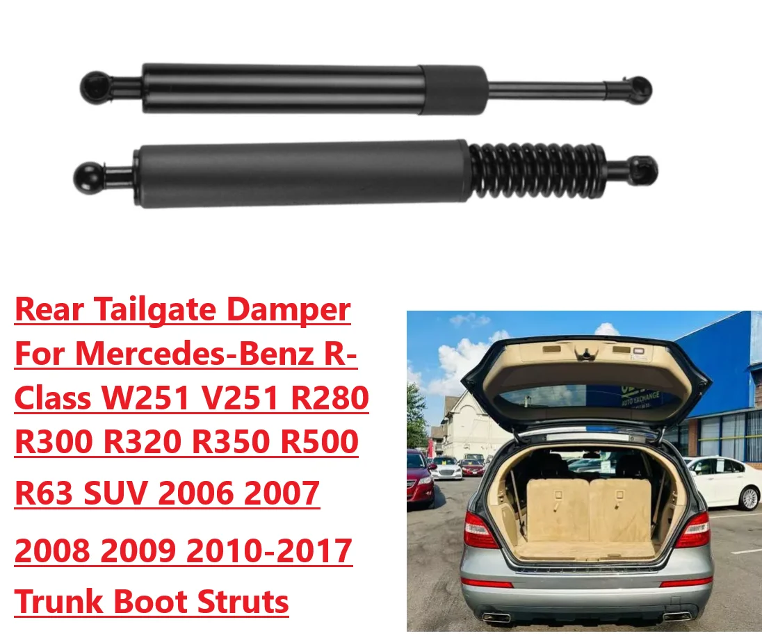 

Trunk Damper For 2004 05-2017 Mercedes-Benz R-Class R500/R280/R300/R320/R350 V251/W251 MPV Rear Tailgate Gas Struts Lift Support