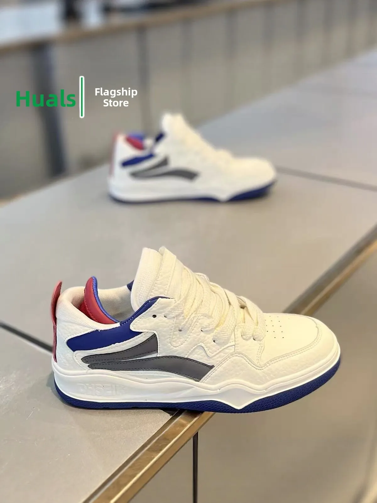 Men's Low-Top Leather Surface Skate Shoes 2026 New Autumn Casual Versatile Sports Leisure Trendy Shoes for Teenagers