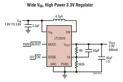 LTC3539EDCB LTC3539EDCB-2 LTC3539 - 2A, 1MHz/2MHz Synchronous Step-Up DC/DC Converters