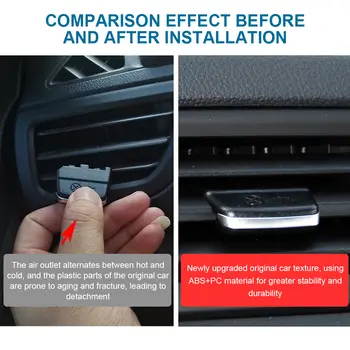 Spona na nastavení listů klimatizace 97480-4X110WK-1, spona na výstup klimatizace, pádla pro KIA K2 2011-2015 8 nejlepší prodej klip na odvzdušňovací otvor klimatizace pro auto Kia - №6