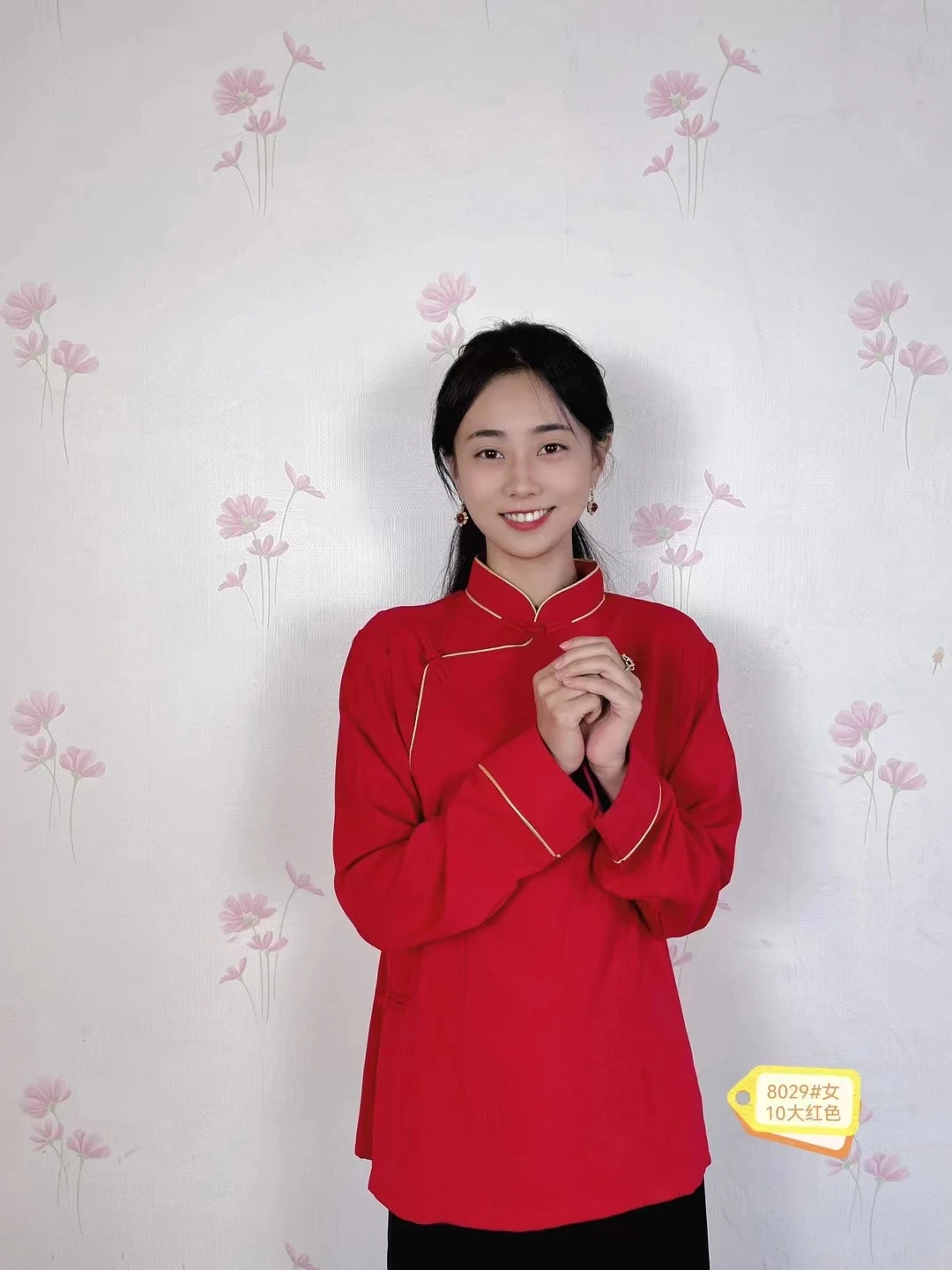 

Tibetan New Shirt Guozhuang Dance Performance Inner Wear Blouse Cotton and Linen Women's Clothes Clothing