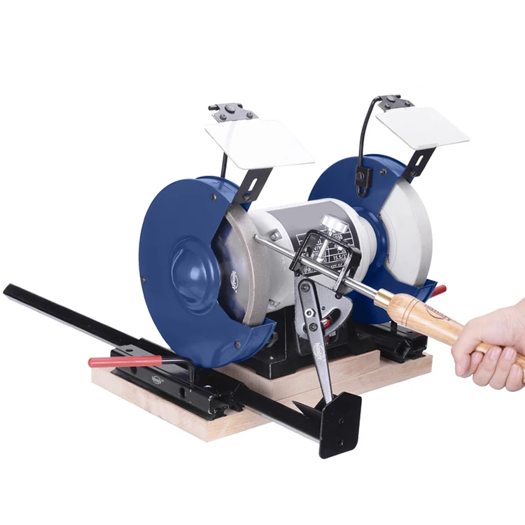 550W Sand Belt Polishing Machine 200mm Electric Bench Grinder For Metal Sharpening Knives view 4