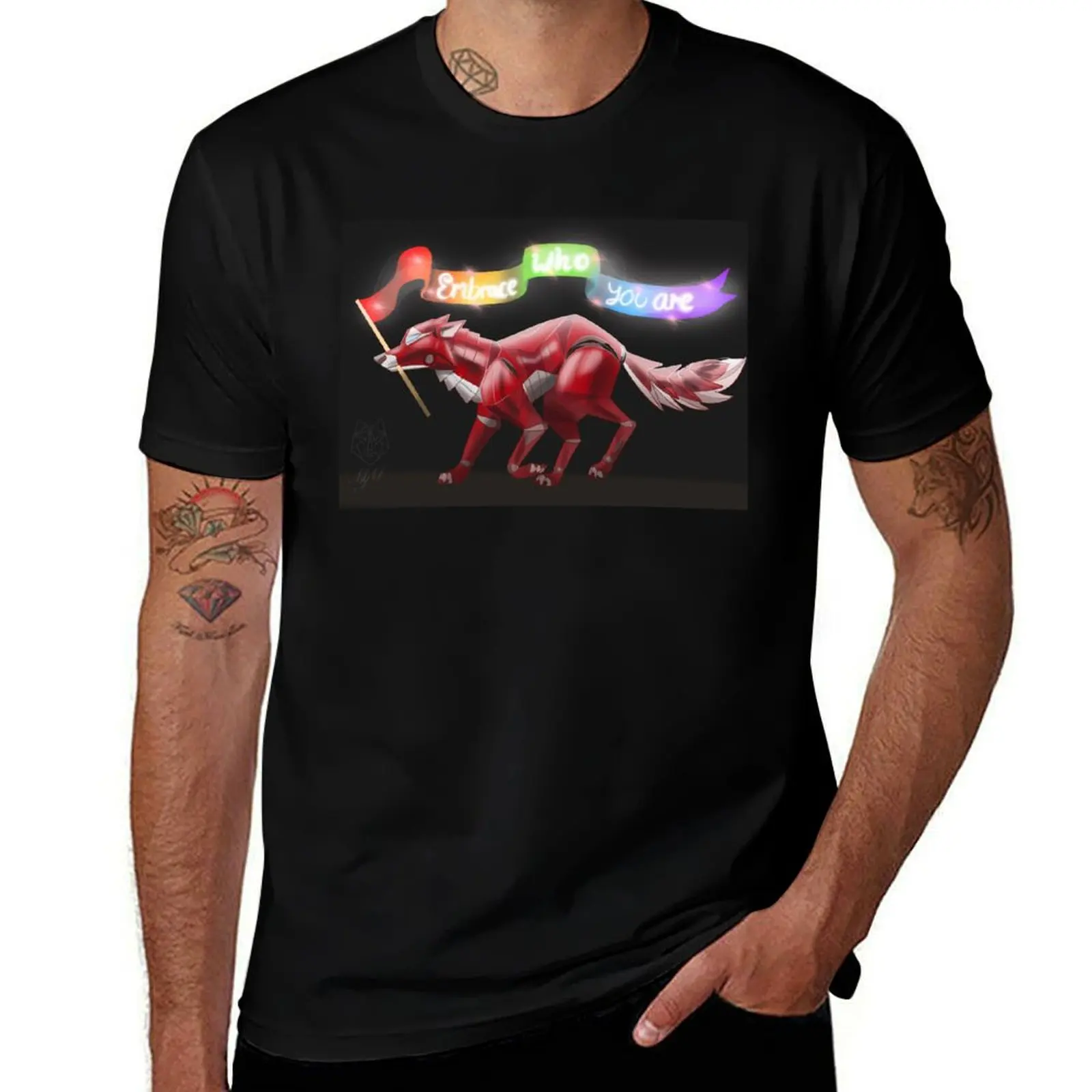 

Embrace who you are T-Shirt anime shirt sublime plus size clothes men tshirt