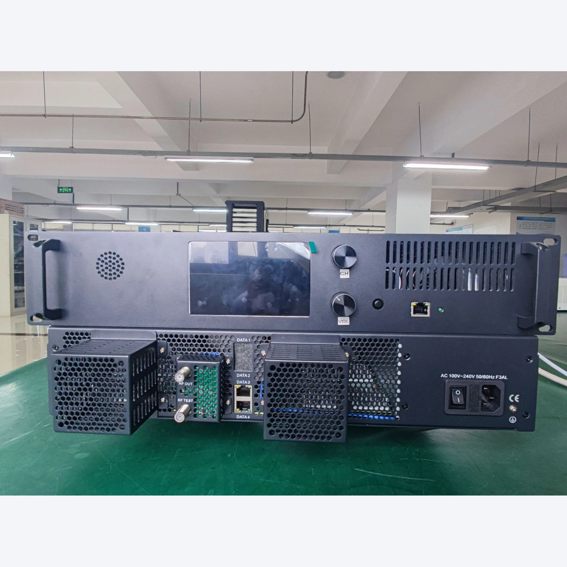 New DSM2500C 64 In 1 Radio & TV Broadcasting Equipment Ip To PAL/NTSC Modulator With Osd Insertion CC/subtitle/teletext