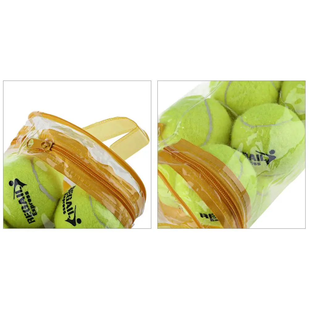 Tennis Balls 12 Pack Durable Pressurized Tennis Balls Training Tennis Balls High Bounce Practice Tennis Balls For Beginners