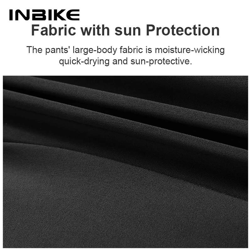 INBIKE Cycling Shorts Women\'s Summer New High-waist Pocket Bicycle Road MTB Outdoor Cycling Breathable Shock-absorbing Bib Short