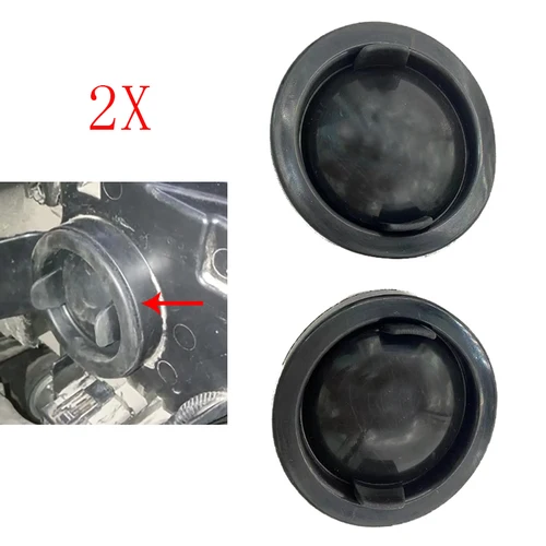2X cubierta trasera de faro tapa antipolvo cubierta de sello trasera de lámpara de cabeza para Ford Explorer Edge Focus Fiesta Taurus F-150 Lincoln MKS MKZ