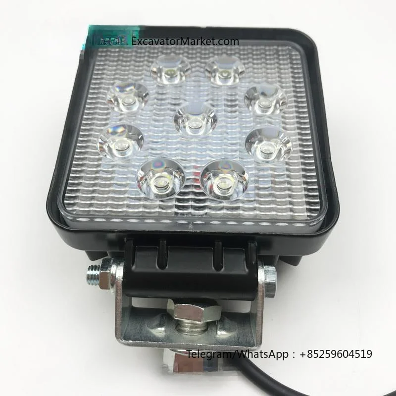 High Quality For 12v24V big arm LED headlight Sany XCMG Volvo Hyundai Doosan LIUGONG CLG cab top light high quality excavator