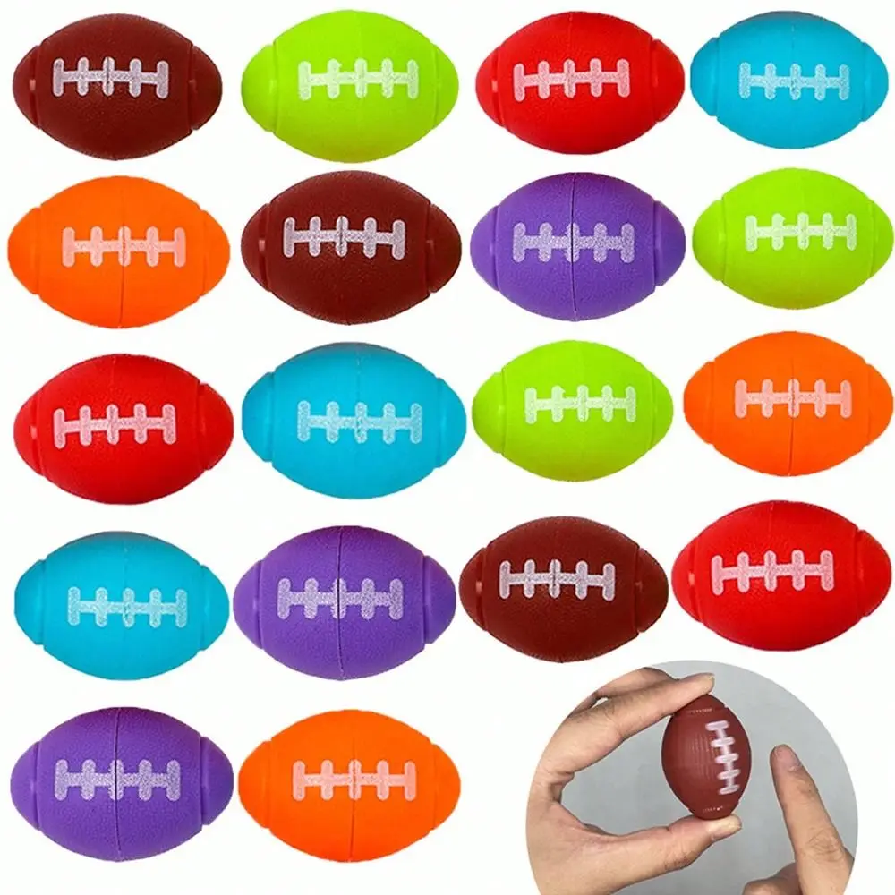 Rugby Fidget Spinner Ball Spielzeug Mini drehbare Spinner Ball Spielzeug lustig neue und einzigartige Fingerspitze Spinning Ball Spielzeug Pool