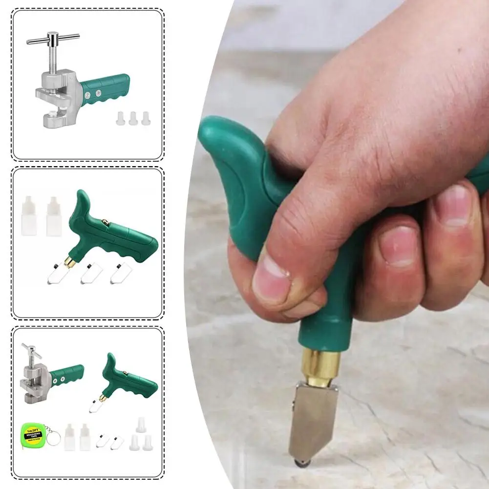 Portable High-Strength Glass Cutter Tile Handheld Multi-Function Hand Cutter Glass Home Tools Tile Diamond Opener Opener Cu L3L1