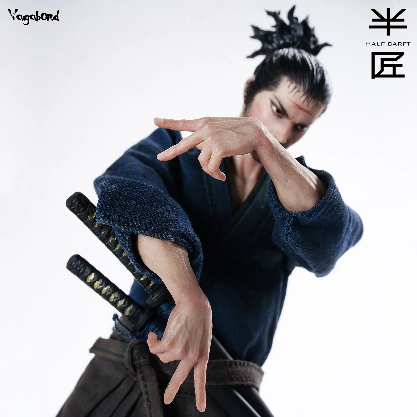 Pre-sale Half Craft HALF CARFT Miyamoto Musashi 1/12 Poseable