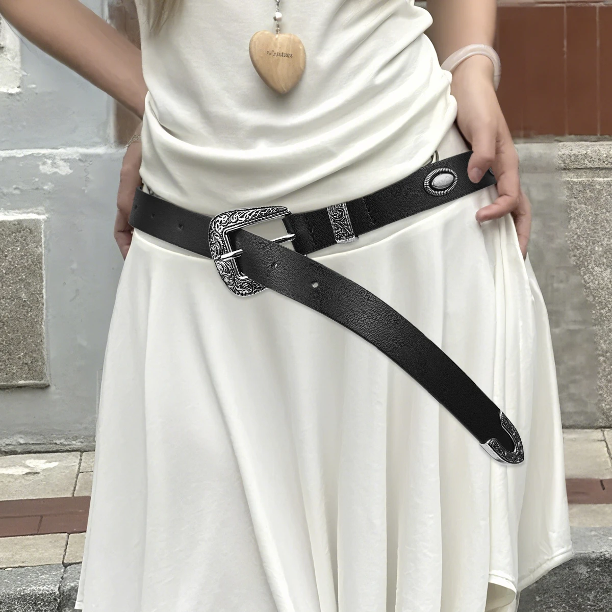 

Американский нишевый ремень, ремень с резьбой и пряжкой в стиле ретро, универсальные женские джинсы, аксессуар на талию для горячих девушек