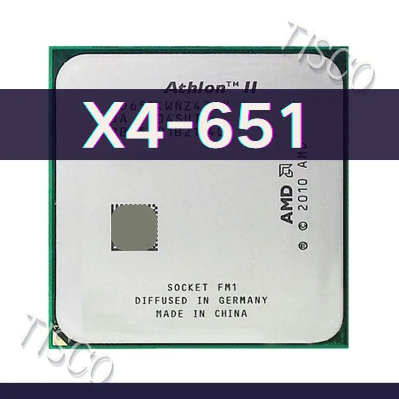 Athlon II X4 651 X4 651X X4 651K 3.0 GHz Quad-Core AD651KWNZ43GX / AD651XWNZ43GX Socket FM1